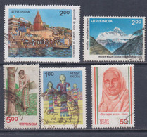 Inde N° 767 + 769 +771 +773 + 778 O Les 5 Valeurs Oblitérées Sinon TB - Used Stamps