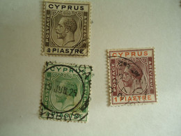 CYPRUS    USED STAMPS  3   KINGS WITH POSTMARK - Other & Unclassified