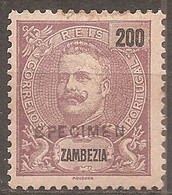 Zambézia, # 25, Specimen, MNG - Zambèze