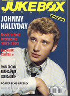 Revue JUKEBOX Argus Collectionneur Disques N°071 JOHNNY HALLYDAY, Pink Floyd, Brenda Lee, Joe Dassin Etc... - Plakate & Poster