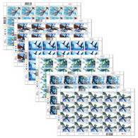AVATAR 2023 NEW ZEALAND NEW *** The Way Of Water - PANDORA Set Of 6v ,Film, Movie,Cinema FULL SHEETS MNH (**) LIMITED - Lettres & Documents