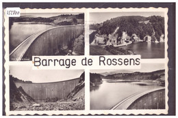 BARRAGE DE ROSSENS - MULTIVUES - B ( LEGER PLI HORIZONTAL PEU VISIBLE ) - Rossens