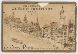 Pochette Et 13 Cpa Signées Robida - Le Vieux Paris - Chocolat Guérin-Boutron  ( ILL ) - Robida