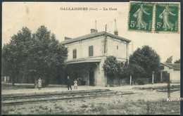 Gallargues - La Gare - Voir 2 Scans Larges & Descriptif - Gallargues-le-Montueux