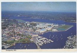 Annapolis MD Aeriial View Postcard - Annapolis