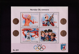 NORVEGE - BLOC N°11 ** (1989) J.O D'hiver à Lillehammer 1994 - Blocchi & Foglietti