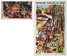 73394 MNH CONGO 1978 CAZA INDIGENA - FDC