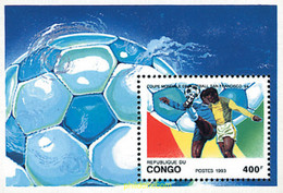 69576 MNH CONGO 1993 COPA DEL MUNDO DE FUTBOL. USA-94 - FDC