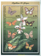 303099 MNH CONGO. República Democrática 2001 MARIPOSAS DE AFRICA - Used