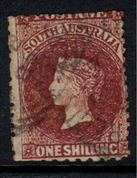 SOUTH AUSTRALIA 1870 1/- Chestnut SG 108 U #APO25 - Usati