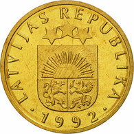 Coin, Latvia , Lettland , Lettonia , 10 Santimi, 1992, Nickel Brass, KM:17  Unc From Mint Roll - Lettland