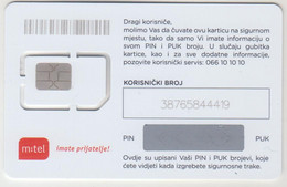 BOSNIA - Dopuna, Mtel GSM Card, Mint - Bosnie