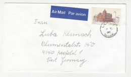 Canada Letter Cover Posted 1987 To Germany B230301 - Brieven En Documenten