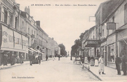 FRANCE - 85 - LA ROCHE SUR YON - Rue Des Sables - Les Nouvelles Galeries - Carte Postale Ancienne - La Roche Sur Yon