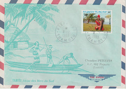 15646   OTEPA - HAO - TUAMOTU - POLYNESIE FRANÇAISE - Le 11/2/1983 - Covers & Documents