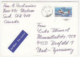 Canada Letter Cover Posted 1981 To Germany B230301 - Cartas & Documentos