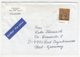 Canada Letter Cover Posted 1988? To Germany B230301 - Brieven En Documenten