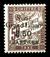 Taxe N°20a, Erreur: 2.50 Au Lieu De 3 Pi. TTB  Qualité: **  Cote: 330 Euros - Timbres-taxe