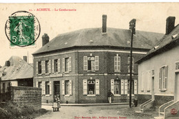 ACHEUX EN AMIENOIS LA GENDARMERIE 1909 - Acheux En Amienois