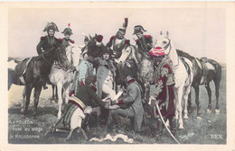 Militaria - Napoléon Bonaparte Blessé Au Siège - 1e Ratisbonne - Bataille - Carte Postale Ancienne - Other Wars