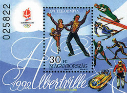 70961 MNH HUNGRIA 1991 16 JUEGOS OLIMPICOS INVIERNO ALBERTVILLE 1992 - Oblitérés