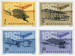 64329 MNH HUNGRIA 1991 PIONEROS DE LA AVIACION - Used Stamps