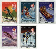 70965 MNH HUNGRIA 1991 16 JUEGOS OLIMPICOS INVIERNO ALBERTVILLE 1992 - Gebruikt