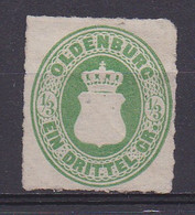 GERMANY-OLDENBURG, 1862, Used Stamp(s) , 1/3 Groschen,   Michel Nr(s). 15A Scannr. 7875 - Oldenburg