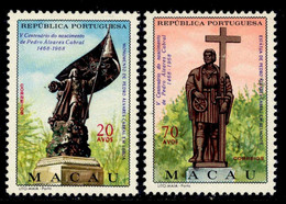 Portugal (Macau) 1968 – Pedro Álvares Cabral -  Macao - Afinsa 418/419 Set Completo - Used Stamps