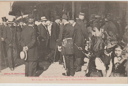 LUNEVILLE - Fêtes Du 10 Août 1919 Données Pour Le Retour De La Garnison. Sur Le Quai De La Gare. - Receptions