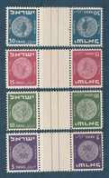 Israël - YT N° 22 à 25 ** - Neuf Sans Charnière - 1949 - Neufs (avec Tabs)