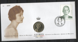 Année 2000 : 2968 - Numisletter : Astrid Reine De Belgique - Numisletter