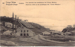 Congo Belge - Panda - Vue Générale Des Installations De L'union Minière - Entier Postal - Carte Postale Ancienne - Belgian Congo