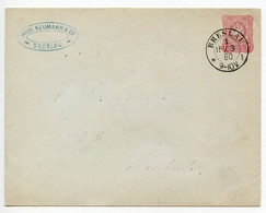 Germany 1880 10pf Imperial Eagle Postal Envelope; Breslau To Laibach / Ljubljana - Briefe