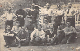 Sport - Equipe De Football - Belgen 1916 English - Carte Photo - Carte Postale Ancienne - Soccer