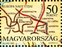 325773 MNH HUNGRIA 1993 RUTAS ROMANAS - Used Stamps