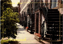 Georgia Savannah Gordon Row 19th Century Dwellings - Savannah