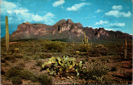 Arizona Mesa The Superstition Mountain Range 1963 - Mesa