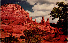 Arizona Oak Creek Canyon Red Rock Formations - Mesa