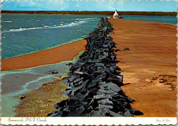 Canada Prince Edward Island Summerside The Breakwater And Lighthouse In The Harbour - Other & Unclassified