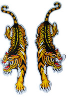 Tiger Tiere Aufkleber / Tiger Animal Sticker 2x Bogen 35x11 Cm ST059 - Scrapbooking