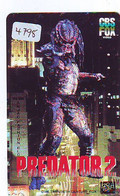 Télécarte Japon Cinema Film * GODZILLA * PREDATOR 2 *  4798 * Dinosaurus Japan Movie Phonecard * DINO - Kino