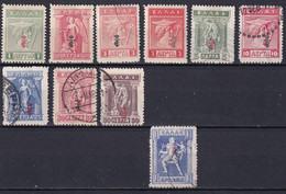 Grèce   1917    Lot - Usati