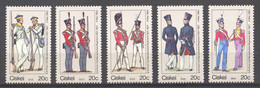 Ciskei, 1983, Military Uniforms, Army, MNH, Michel 47-51 - Ciskei