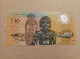 Billete De Australia De 10 Dólares Serie AA, Conmemorativo, Año 1988, UNC - 1988 (10$ Billetes De Polímero)