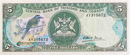 Trinidad 5 Dollars, P-37b (1985) - UNC - Trinidad & Tobago