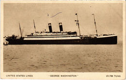 PC US, SHIPS, GEORGE WASHINGTON, Vintage Postcard (b45715) - Otros & Sin Clasificación