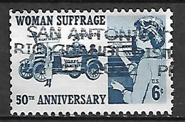 ETAT - UNIS    -   Nouveauté.  Vote Des Femmes, Oblitéré .  Automobile - Used Stamps