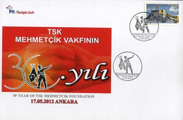 Turkey, Türkei - 2012 - 30th Year Of TSK (Turkish Armed Forces) Mehmetcik Foundation /// First Day Cover & FDC - Lettres & Documents