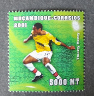 FRANCE HENRY ARSENAL MNH** 2002 FOOTBALL FUSSBALL SOCCER CALCIO VOETBAL FUTBOL FUTEBOL FOOT FOTBAL MOZAMBIQUE MOCAMBIQUE - 2002 – Südkorea / Japan